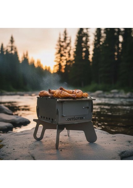 X4 | Paslanmaz Çelik Premium Ateş Kutusu & Mangal fırsatları