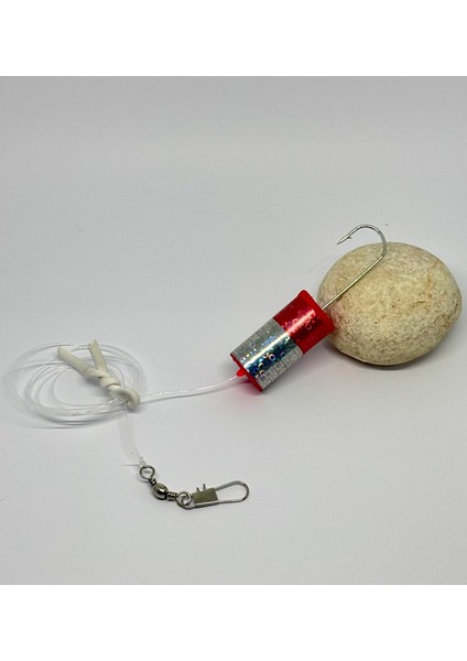 5 Adet Hazır Mantarlı Lüfer ve Sarıkanat Takımı - Iğneli, Köstekli, Kullanıma Hazır Av Takımı