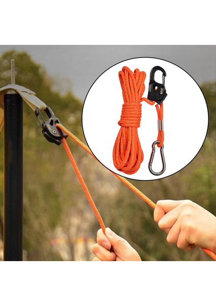 4mm Çadır Naylon Çadı Kılavuz Ipi Yürüyüş Kamp Turuncu (Yurt Dışından) fırsatları