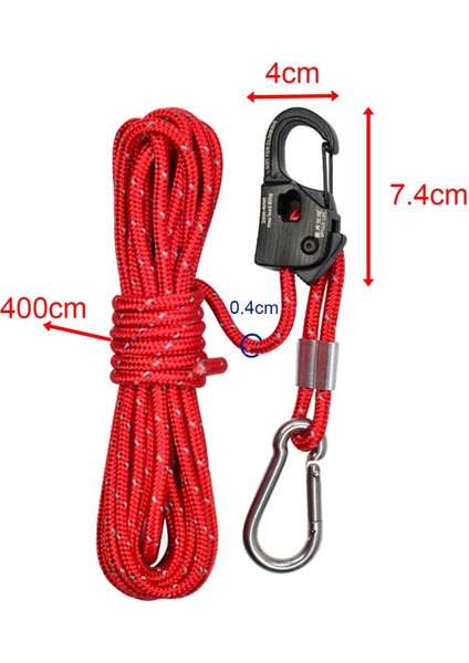 4mm Çadır Naylon Çadı Kılavuz Ipi Yürüyüşü Için (Yurt Dışından) fırsatları