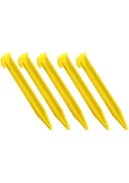 5 Çadır Kazığı Çivisi Tente Inak Çadır Kazıkları 14.5cm Sarı (Yurt Dışından)