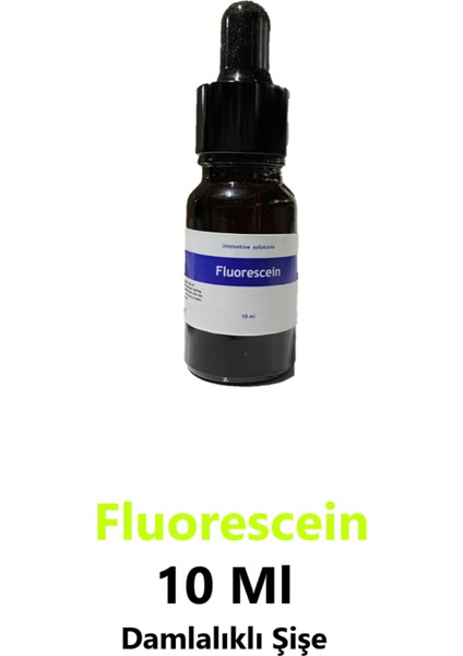 Fluorescen Indikatör Çözeltisi 10 ml - Damlalıklı Şişede