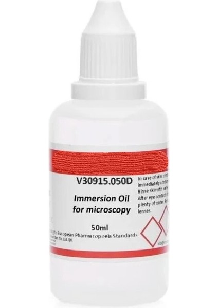 Imersiyon Yağ 50ML Immersion Oil