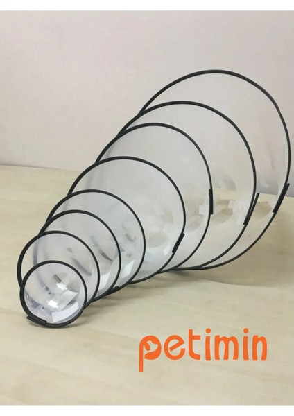 Şeffaf Elizabeth Yakalık Kedi-Köpek Boyunluk 12,5 cm