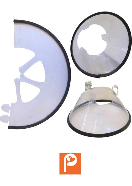 Şeffaf Elizabeth Yakalık Kedi-Köpek Boyunluk 12,5 cm modelleri