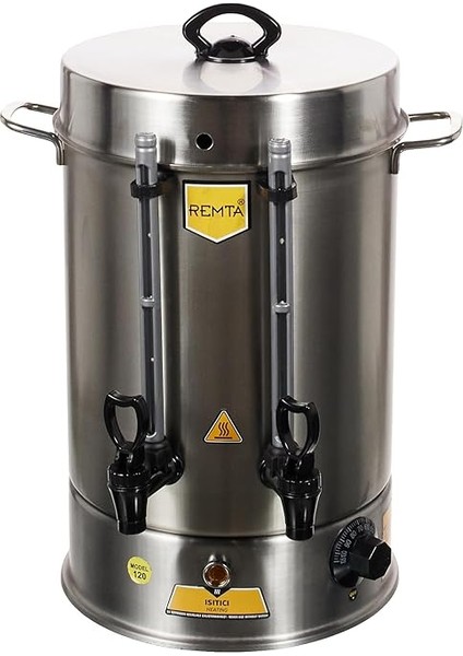 R13 Standart Çay Makinesi, 120 Bardak, Gümüş Rengi, 2000 W, Paslanmaz Çelik Tüp Rezistans fiyatları