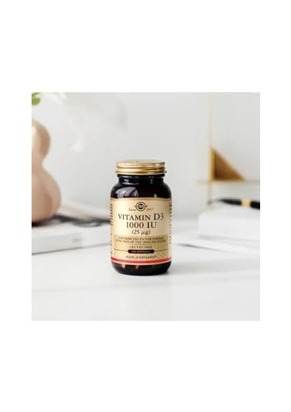 Solgar Chewable Vitamin D3 1000IU 100 Çiğnenebilir Tablet