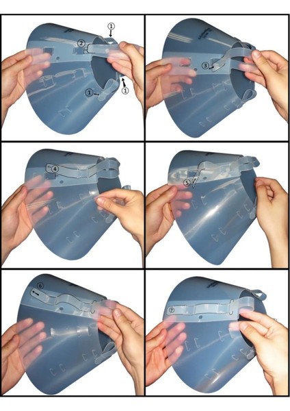 Şeffaf Elizabeth Yakalıkköpek Boyunluk 35 cm indirimleri