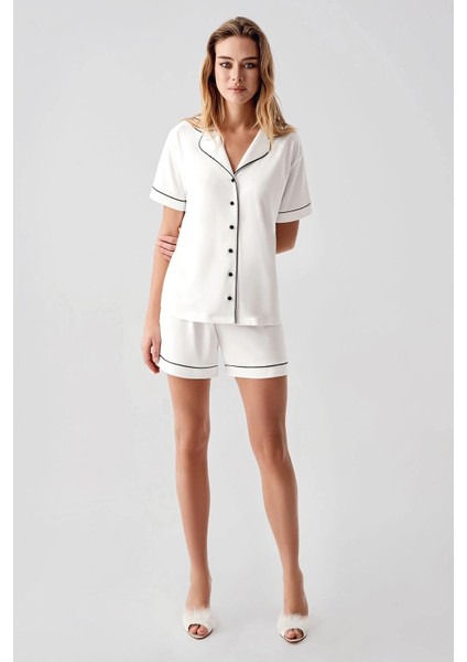 Mdb Freshness 324 Kadın 4'lü Sabahlıklı Şorlu Pijama Takımı modelleri