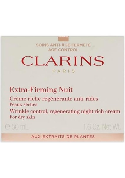 Clarins Extra Firming Night Cream 50 ml Gece Kremi 1 Paket (1 x 1 Adet) fiyatları