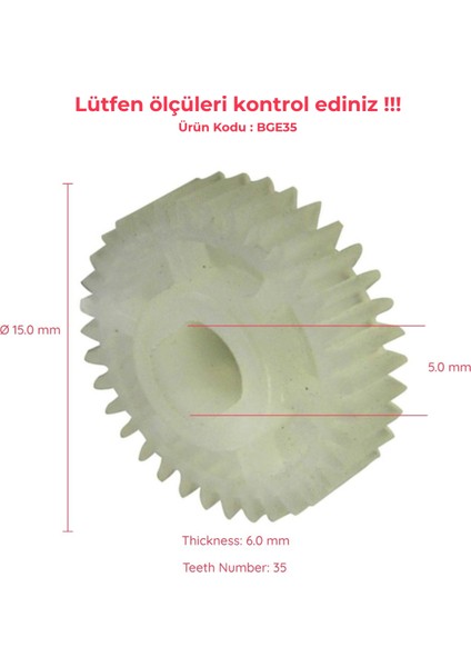 Japon Arabaları İçin Yan Ayna Dişlisi Çap 15 mm 35 Diş fırsatları