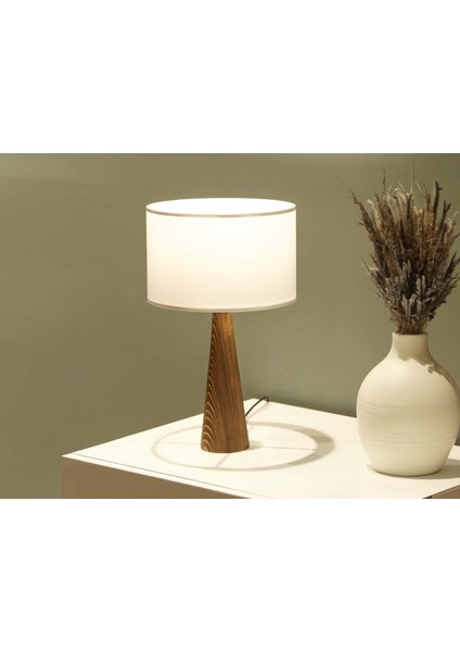 Ilgin Abajur Ahşap Krem modelleri