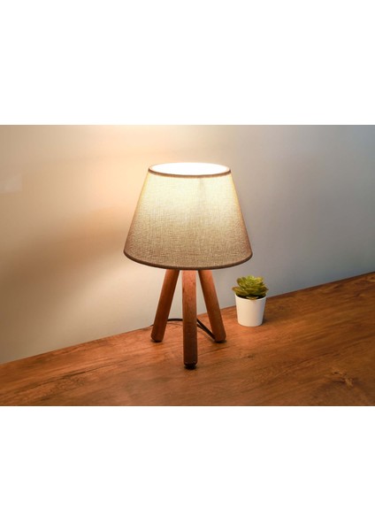 Jarin Abajur Ahşap Kumbeji