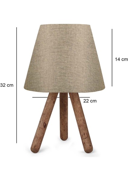Jarin Abajur Ahşap Kumbeji fırsatları