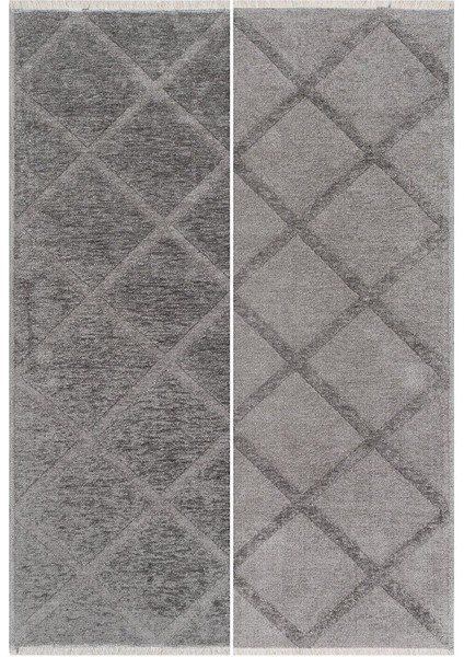 Rodney mt Çift Taraflı Yıkanabilir Premium Kalite Kilim Pamuk Dokuma Kaymaz Taban Vizon indirimleri