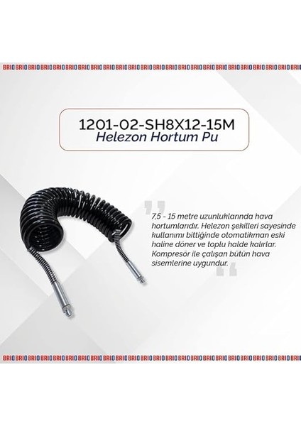 Helezon Hortum Pu 8X12-15M fiyatları