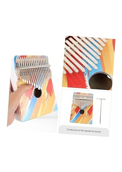 1 Takım Tonlu Kalimba Taşınabilir Parmak Piyano Başlangıç Seviyesi Müzik Aleti Tasarım ile Eğlenceli Müzik Deneyimi modelleri