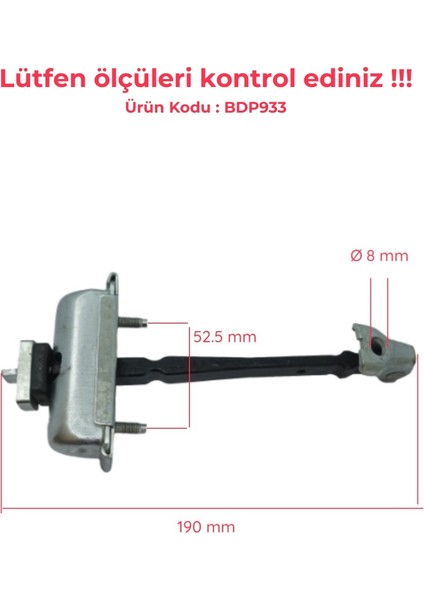 BDP933 Opel Astra J 2009-2015 İçin Arka Sağ veya Sol Kapı Gergi Yayı 13270612 160011 fırsatları