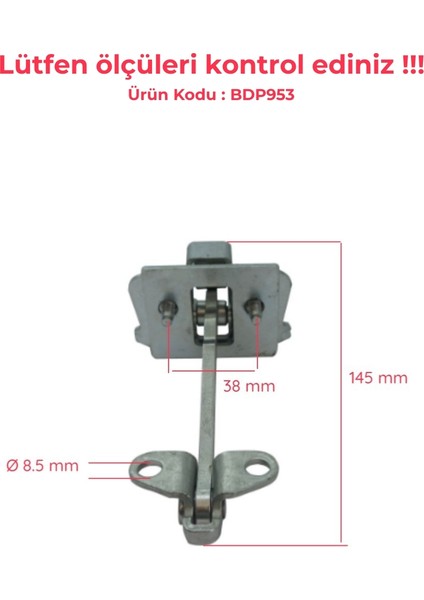 BDP953 Citroen C5 MK1 2001-2008 İçin Ön Sağ veya Sol Kapı Gergi Yayı 9181G0 fırsatları