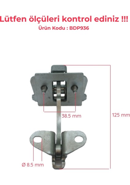 BDP936 Peugeot 306 1993-2002 İçin Ön Sağ veya Sol Kapı Gergi Yayı 9181E5 fırsatları