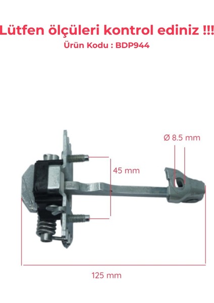 BDP944 Fiat Scudo Citroen Jumpy Dispatch Peugeot Expert Tepee MK2 2007-2016 İçin Ön Kapı Gergi Yayı 9181K9 fırsatları