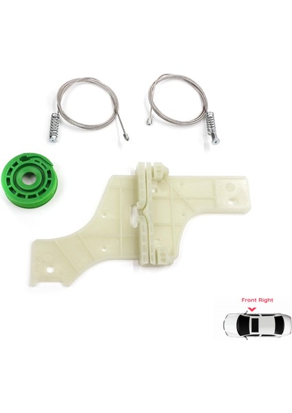 Peugeot 508 MK1 W23 8D 8E 2010-2018 4/5 Kapı 9222GV İçin Elektrikli Ön Sağ Cam Kriko Tamir Seti