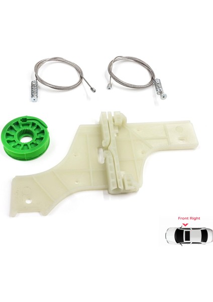 Peugeot 508 MK1 W23 8D 8E 2010-2018 4/5 Kapı 9222GV İçin Elektrikli Ön Sağ Cam Kriko Tamir Seti modelleri