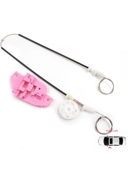 Hyundai Starex H-1 Grand MK2 TQ 2007–2024 824034H010 İçin Elektrikli Ön Sol Cam Kriko Tamir Seti