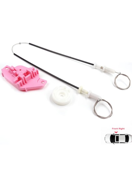 BWR5242 Hyundai H 1 Starex Mk2 Için Ön Sağ Cam Kriko Tamir Seti 82404 4H010 modelleri