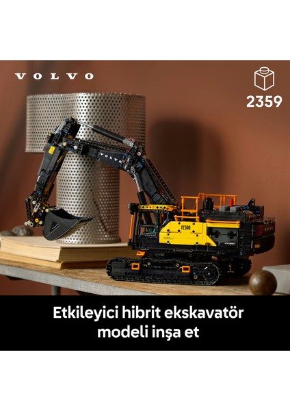 ® Technic Volvo EC500 Hybrid Ekskavatör 42215 – Yetişkinler Için Motorlu ve Fonksiyonel Inşaat Aracı Model Yapım Seti (2359P) indirimleri