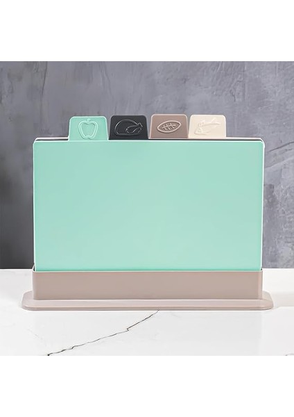 1164 Cappuccino Asıa 4'lü Kesme Tahtası Sebze, Et ve Ekmek Kesme Tahta Seti fırsatları