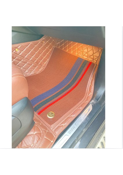 Bmw X5 2014-2018 Arası Aracına Özel 8d Çift Katmanlı Havuzlu Paspas Takımı(Kahverengi) fiyatları