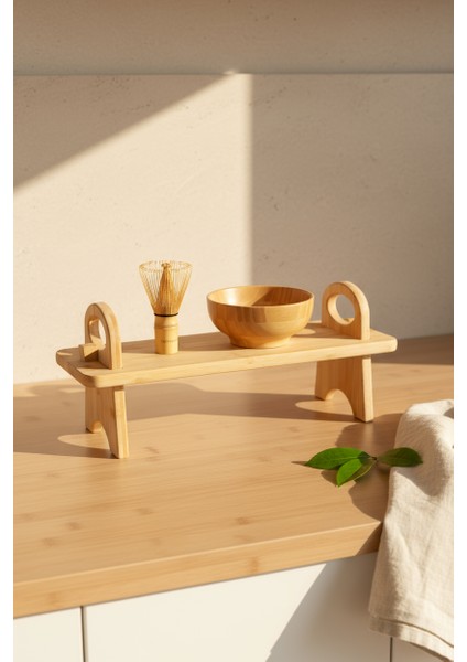 Cashi Standlı Matcha Çayı Seti