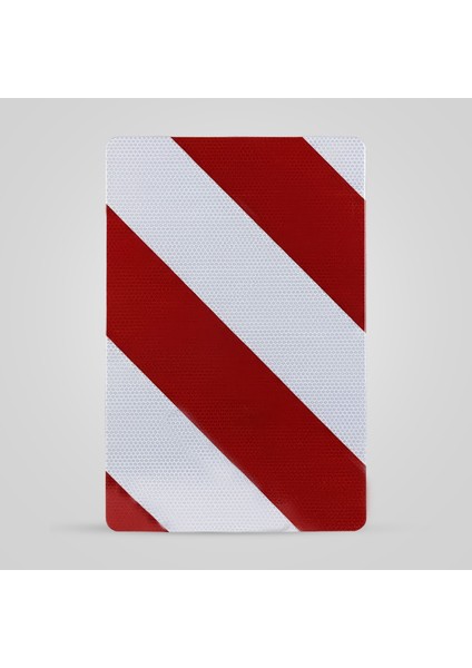 Ağır Nakliyat Lowbed Için 2 Adet 28X42 cm Kırmızı Beyaz Reflektörlü Lowbed Yük Uyarı Levhası