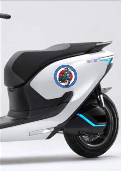 Scooter Sticker - Vespa Sticker -Araba Oto Motosiklet Sticker 00022 fırsatları