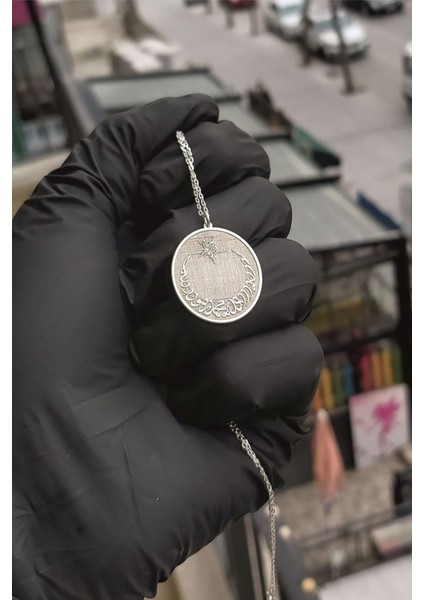 925 Ayar Gümüş Ayyıldız Kolye