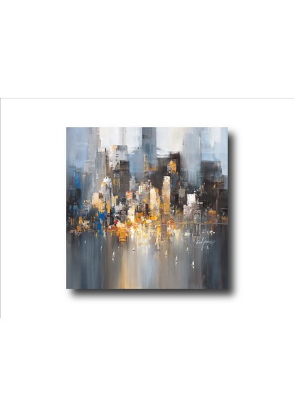 Yağlı Boya Dokulu 60X60 Tablo ST-2018