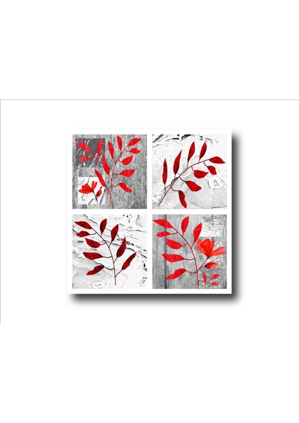 4 Parça Mdf 30X30 Tablo ST-4002