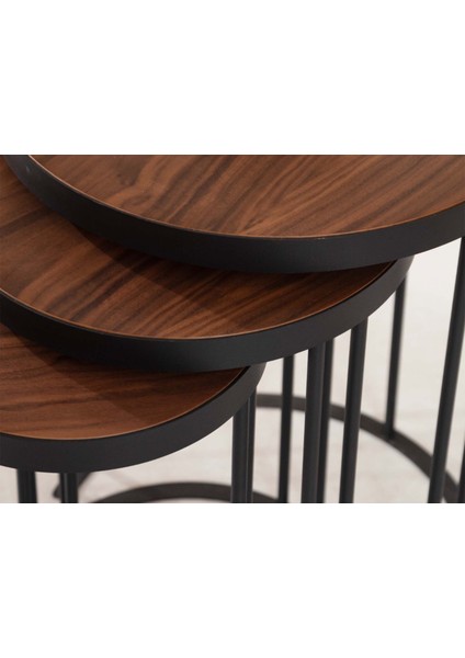 Suave 3'lü Ceviz Zigon Sehpa fiyatları