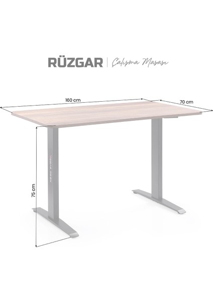 Rüzgar Çalışma Masası Barok (160X70) fırsatları