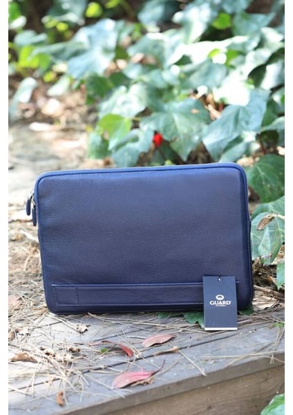 Guard Lacivert Deri Clutch Çanta fiyatları
