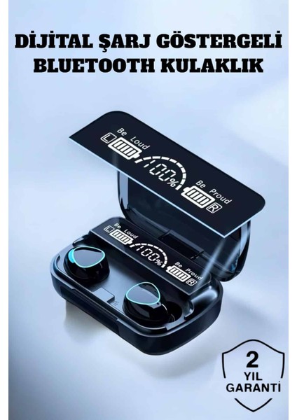 Extra Bass ve Hd Ses ile Üstün Bluetooth 5.3 Kablosuz Kulaklık - MCT4231-6757