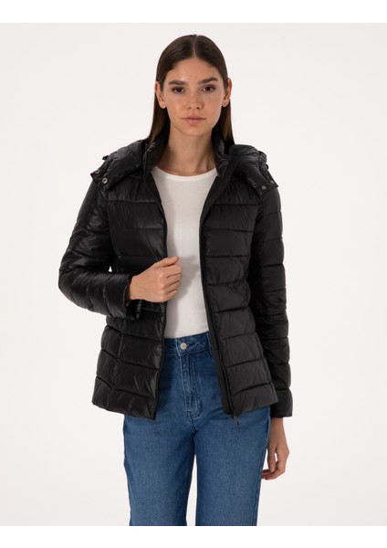 Kadın Siyah Mont 50314169-VR046