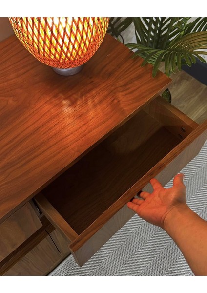 Harmonia Konsol Ahşap Çekmece ve Kapak Metal Ayak indirimleri