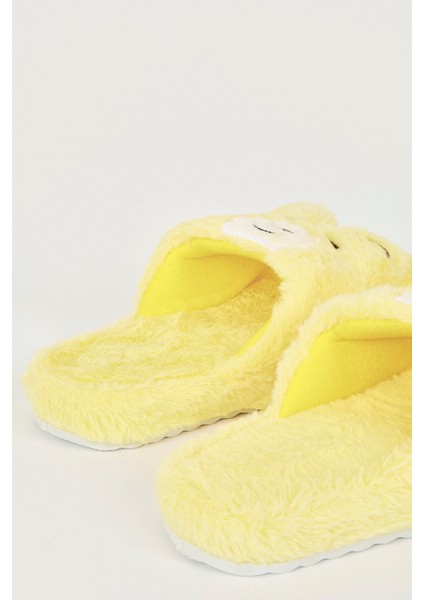 Sarı Pandalı Ev Terliği modelleri