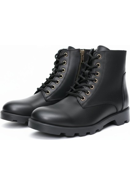 Ravn Erkek Hakiki Deri Postal Bot – El Yapımı +7 cm Gizli Topuklu Boy Uzatan