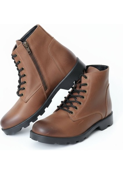 Ravn Erkek Hakiki Deri Postal Bot – El Yapımı +7 cm Gizli Topuklu Boy Uzatan fırsatları