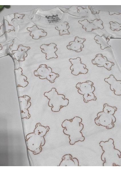 Kız Erkek Çocuk Bebek Uzun Kollu Çıtçıtlı Body-Badi %100 Pamuk 3.5-4-5-6 Yaş fiyatları