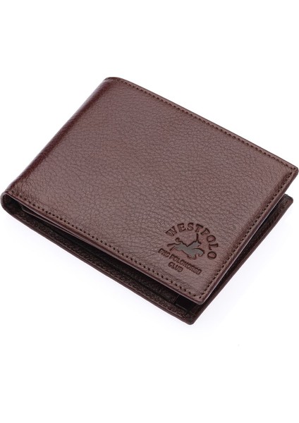 Vidar Hakiki Deri Kağıt Para ve Bozuk Para Bölmeli Erkek Cüzdanı - Kahverengi fiyatları