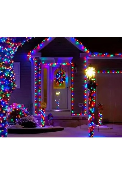 10 Metre Fişli Rgb LED Işık Noel Yılbaşı Ağacı Işığı LED Ampül Çam Ağacı Balkon Merdiven Salon Yada Oda Süslemelerinde Kullanıma Uygun 220V Prizden Enerjisini Alır fırsatları